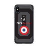 PAPA LONDON BLK TARGET iPhone Case